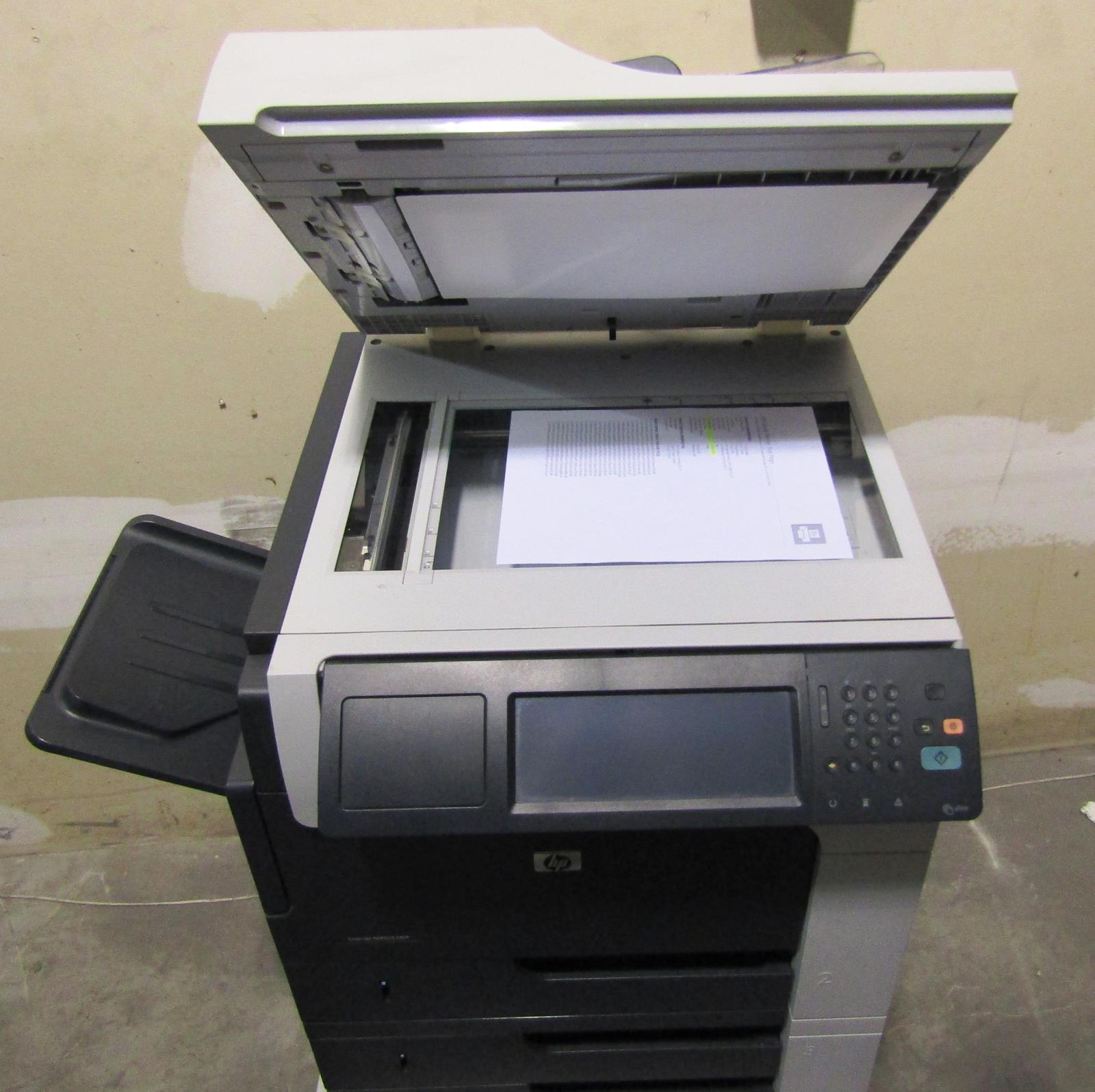 HP LaserJet M4555 MFP AllInOne Printer No Toner eBay