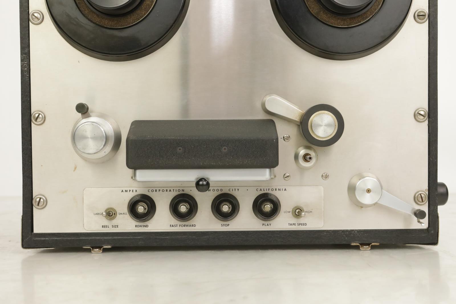 Ampex 3502P Portable 2Track 1/4" Analog Tape Recorder w/Case No Preamps 38286 eBay