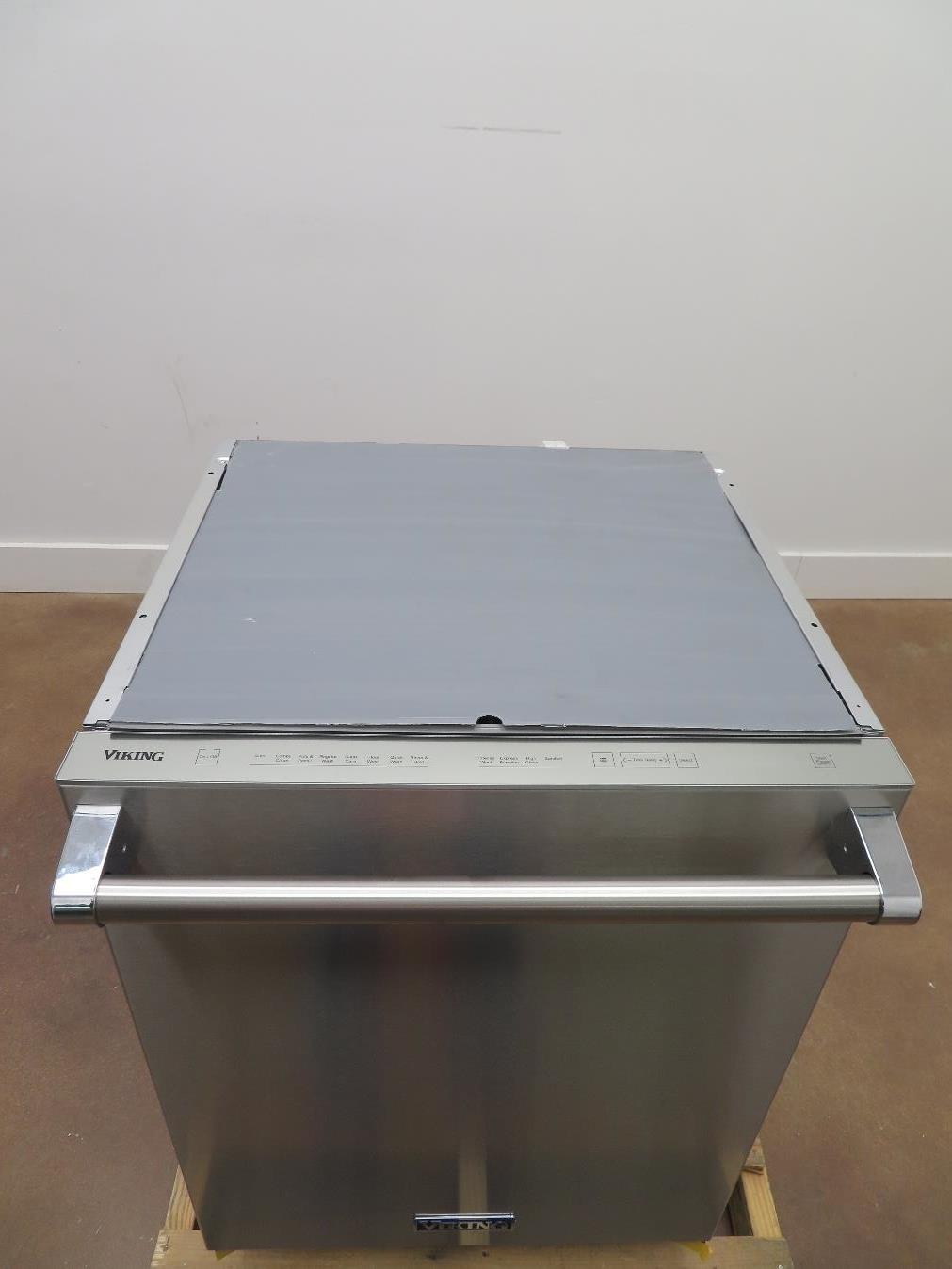 Viking 24 Inch LCD Control Panel Quiet Clean Stainless Dishwasher