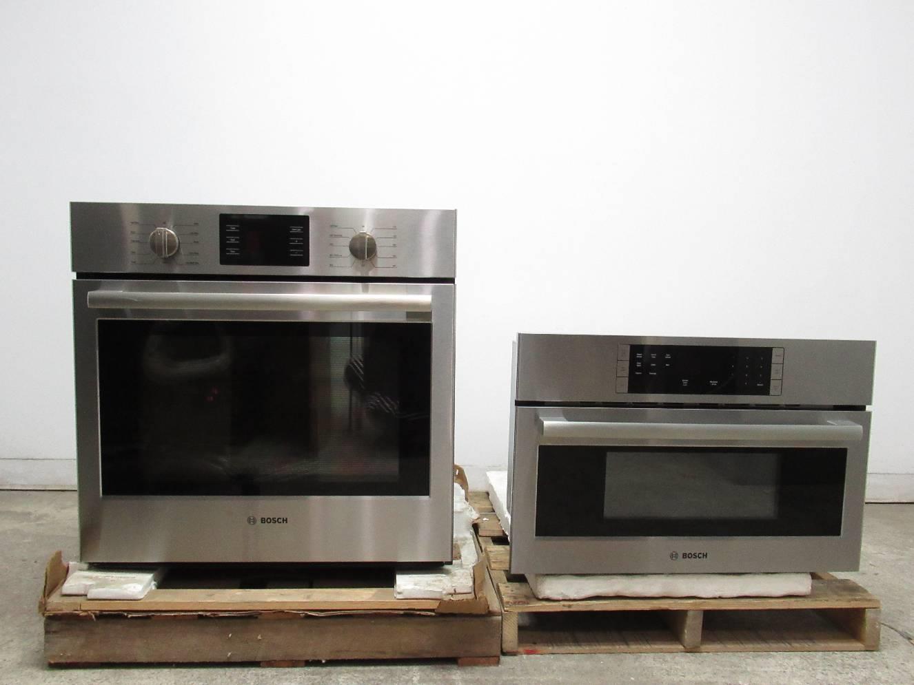 Bosch 500 Series 30" Stainless Oven and Microwave Combo HBL5451UC