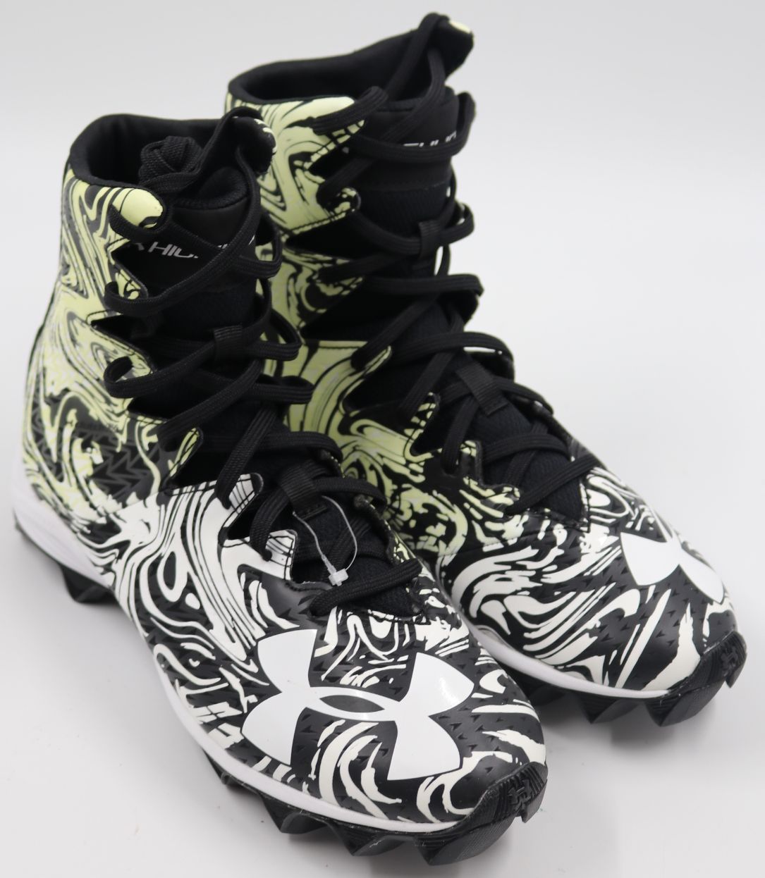 under armour zebra cleats