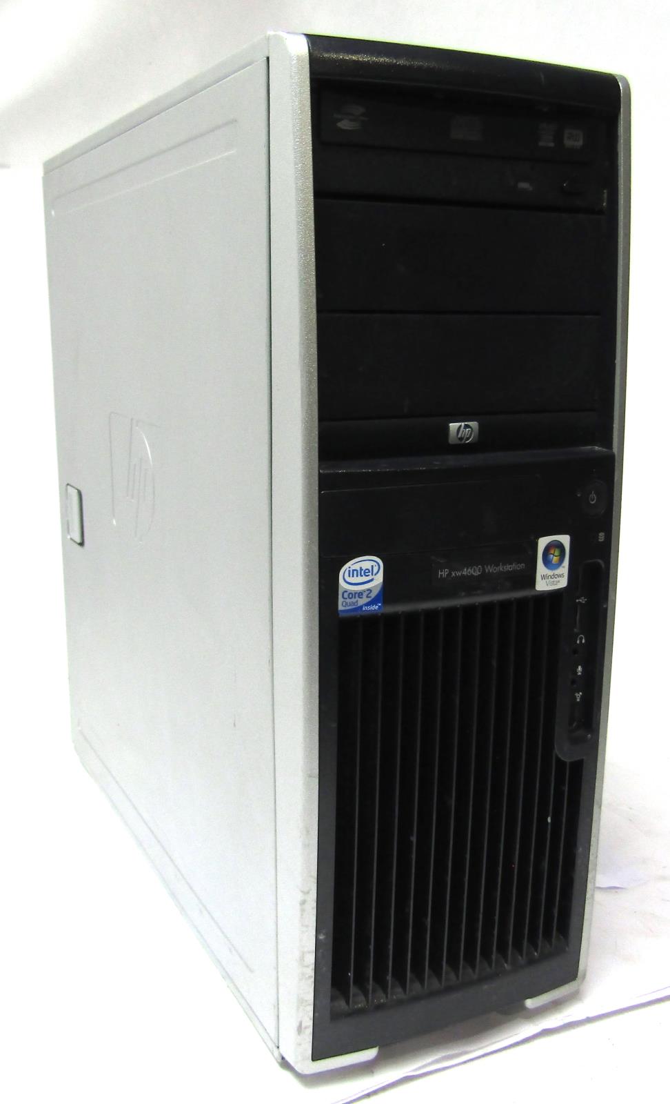 HP xw4600 Workstation 2.40GHz Core 2 Quad Q6600 24gb DDR3 PC310600