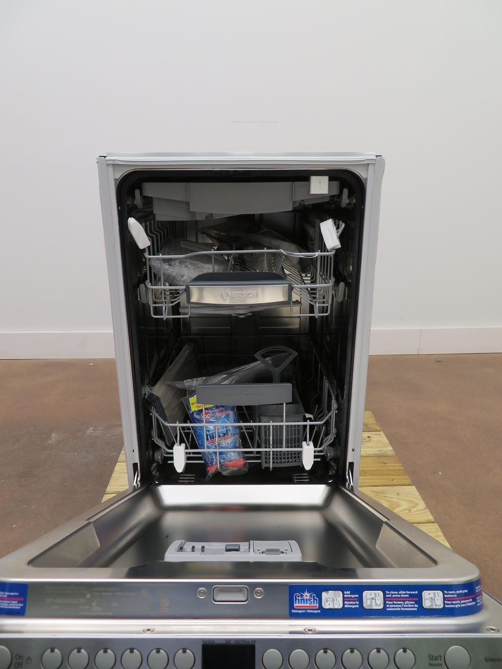 Bosch 800 Series 18" 44 dbA 6 Cycles integrated CP Dishwasher