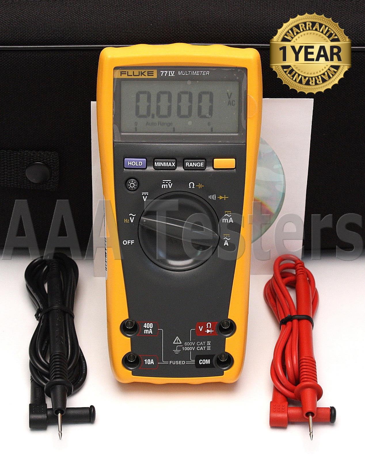 Fluke 77 IV 1000V 77IV Multímetro Digital DMM industrial 774 eBay