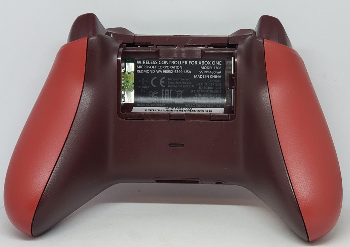 Microsoft Xbox One Model 1708 Wireless Controller Red FOR PARTS OR