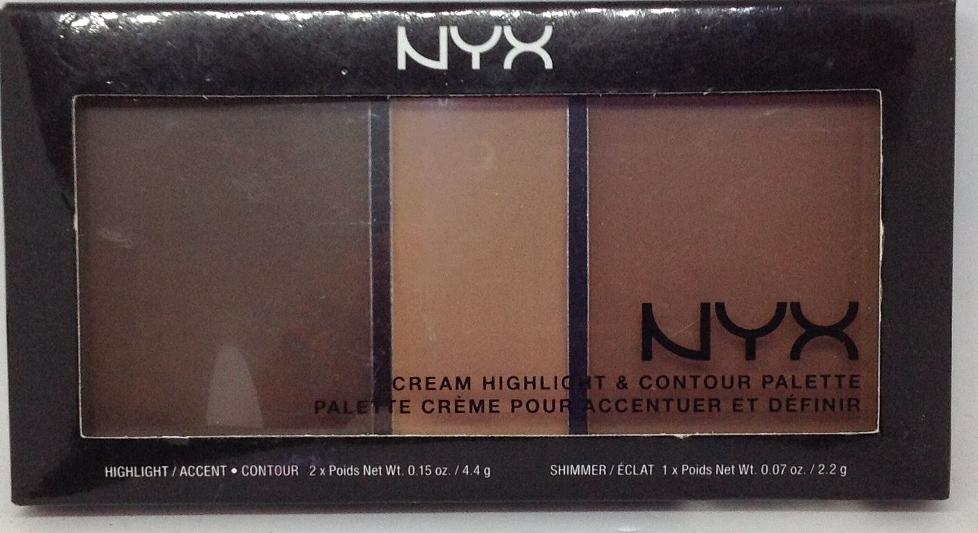 cream highlight and contour palette