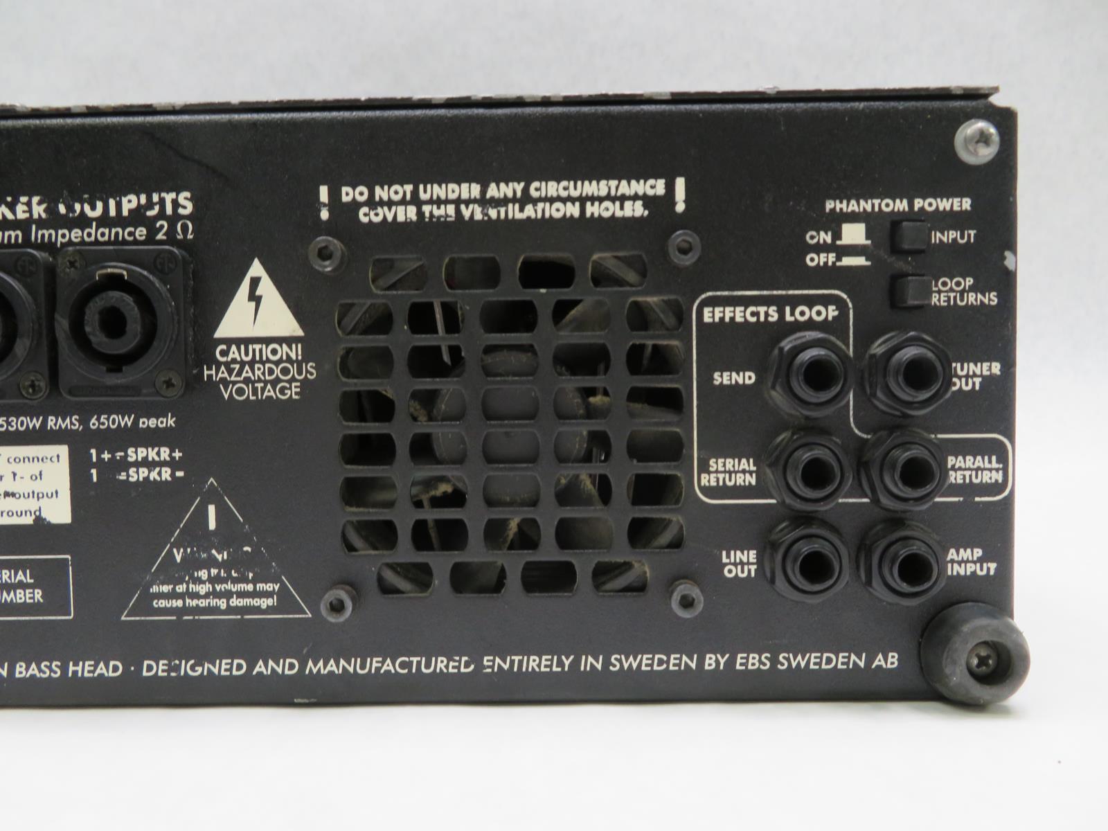 EBS TD650 Professional Tube Definition Bass Head eBay