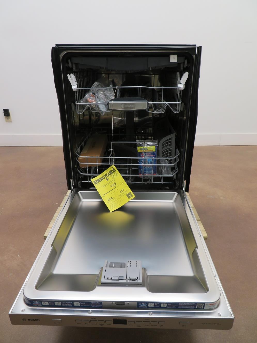 Bosch 500 Series 24" 44 dBA Info Light Integrated Dishwasher SHPM65W55N