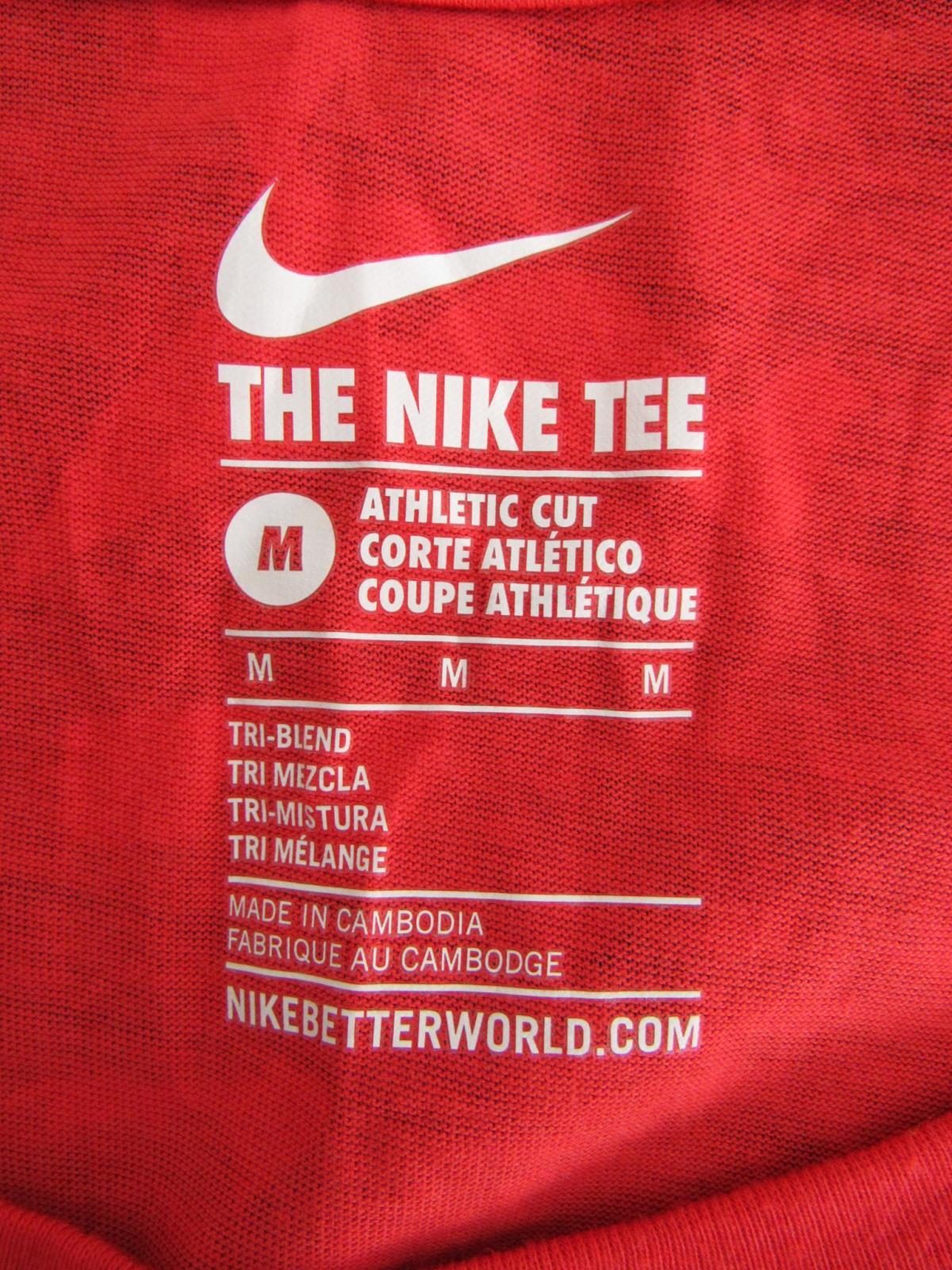 the nike tee athletic cut corte atletico