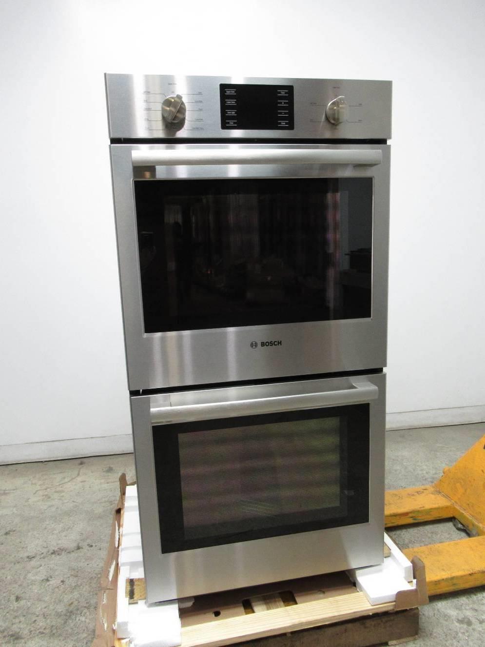 Bosch 500 Series 27" EcoClean SelfClean SS Electric Double Oven