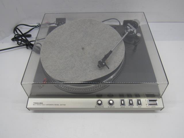 toshiba turntable with speakers