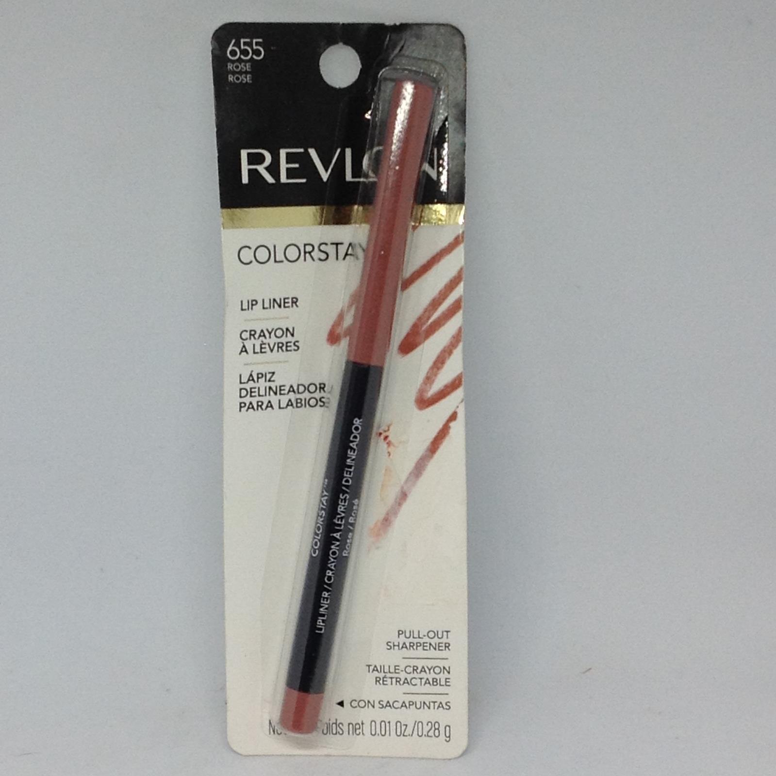 Revlon Colorstay Lip Liner Crayon 655 Rose 0.01 Oz NEW SEALED eBay