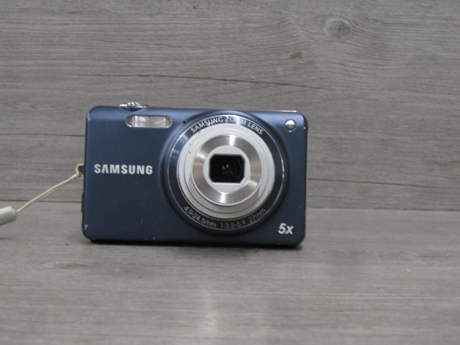 Samsung Digital Camera ST65 5x Optical Zoom 14.2MP Indigo eBay