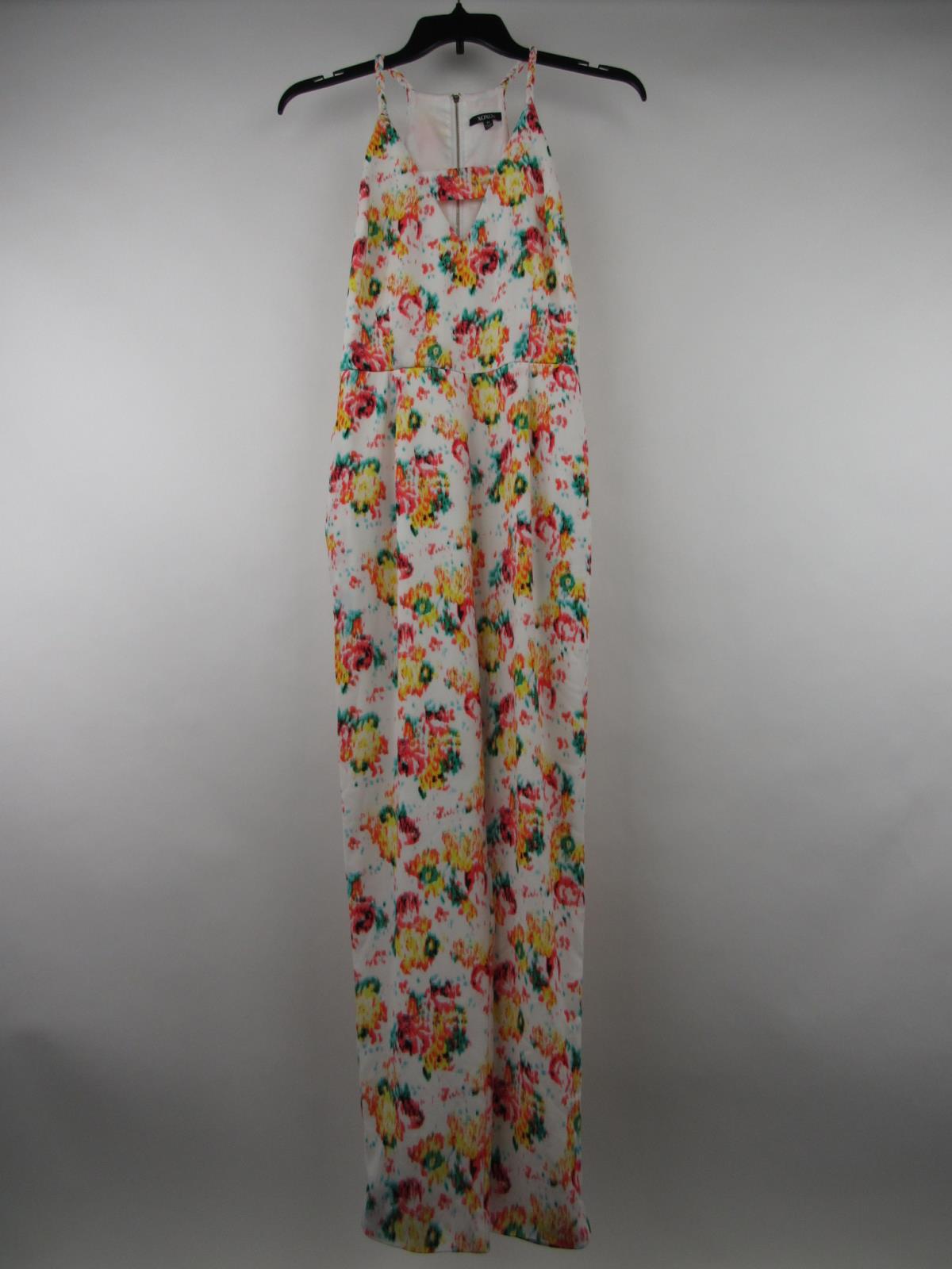 white polyester jumpsuit
