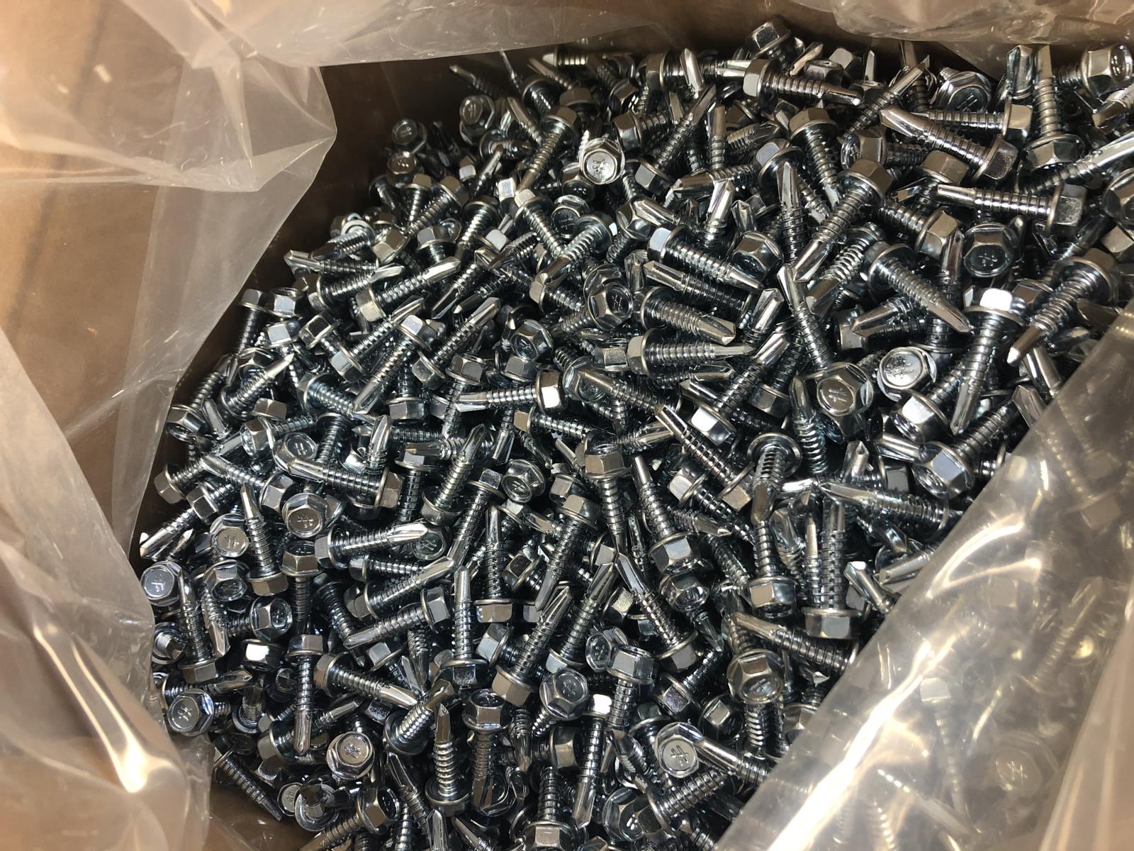 Simpson Strong-Tie E1B1414B #14 x 1 Self-Drilling Screw 3//8 Hex Head 2500ct