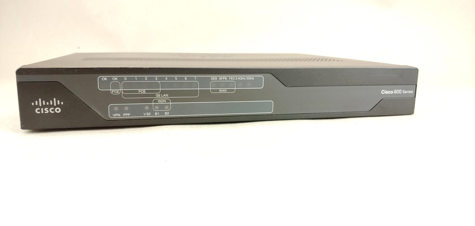 Cisco C891FW-A-K9 C891FWAK9 890 ISR 891 wireless VPN POE Router See ...