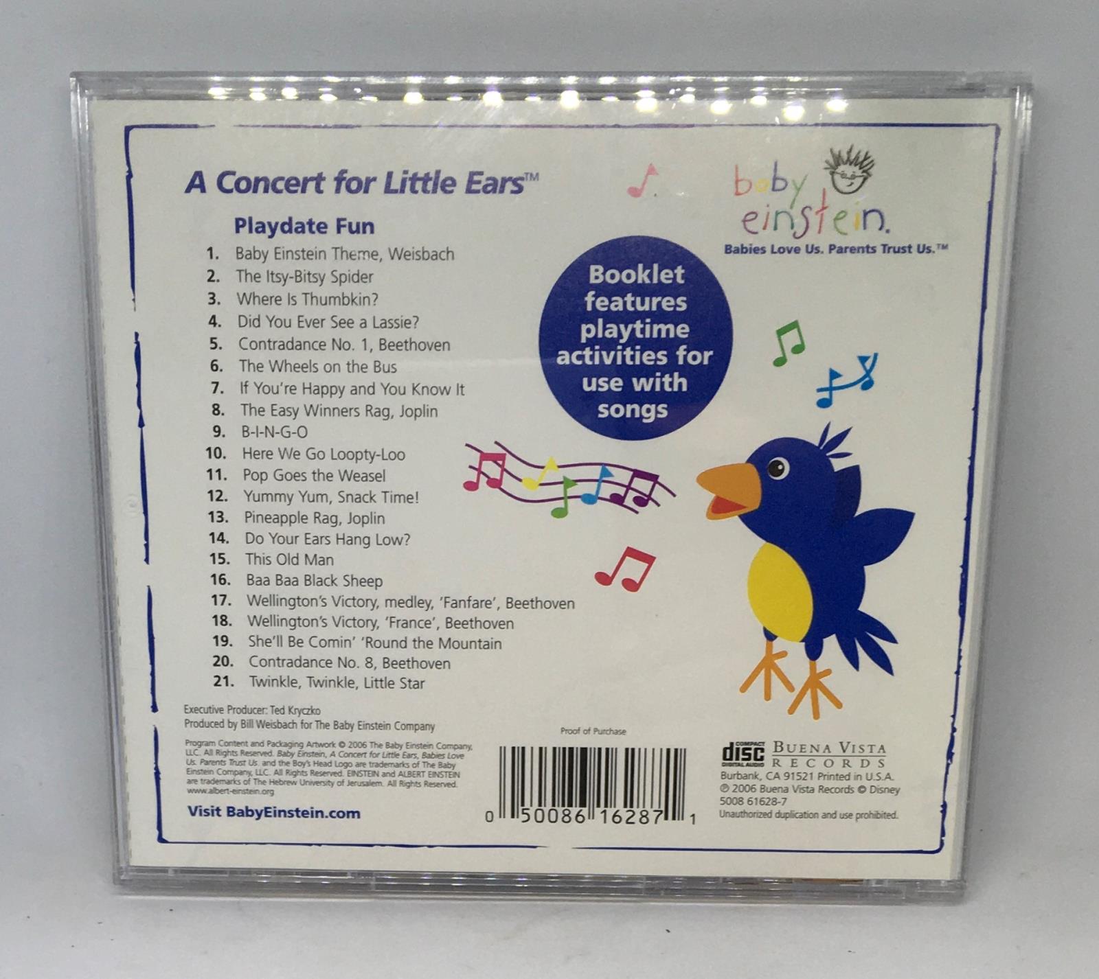 Baby Einstein Playdate Fun by Baby Einstein (CD, Oct2006, Buena Vista