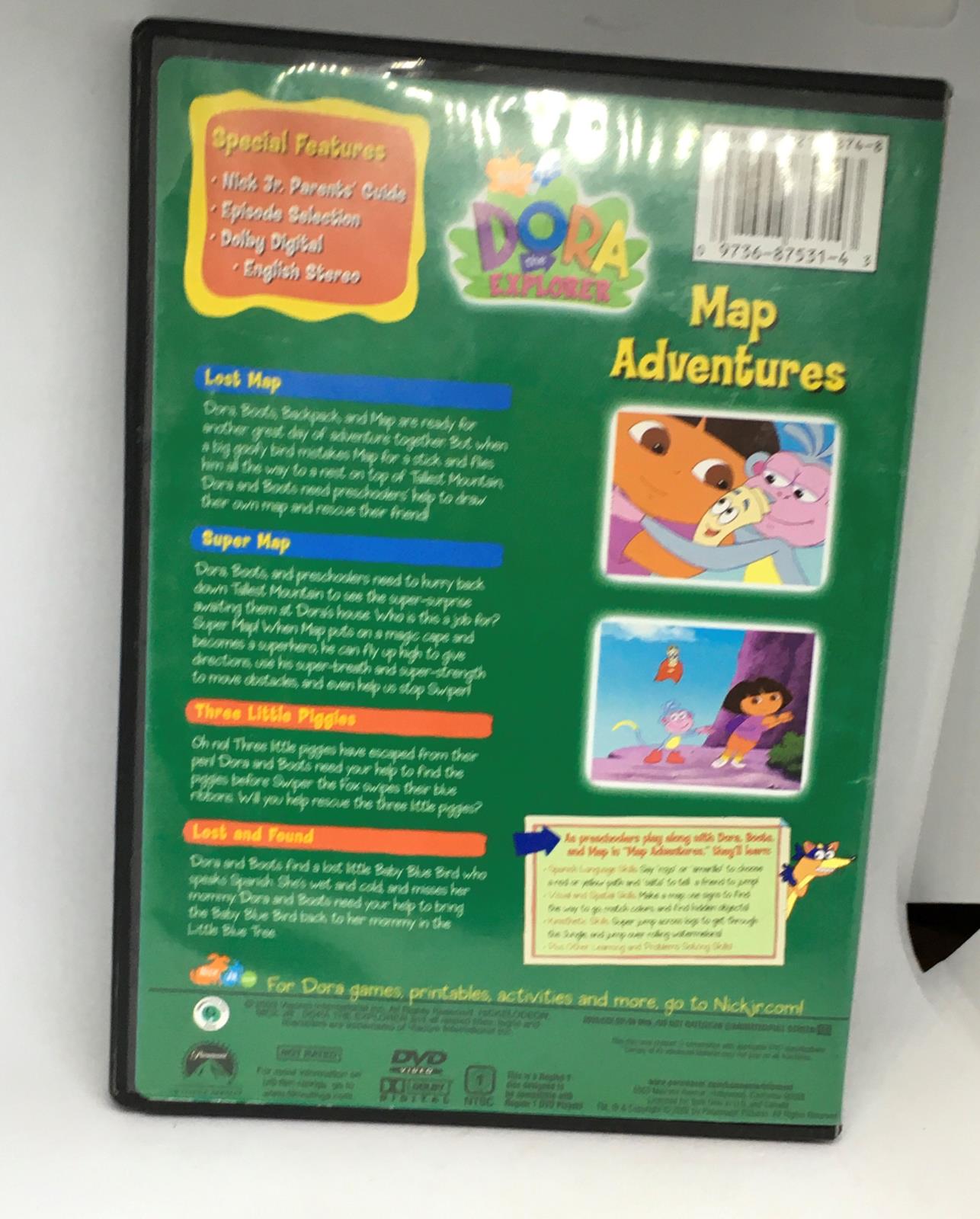 Dora the Explorer - Map Adventures (DVD, 2003) 97368753143 | eBay