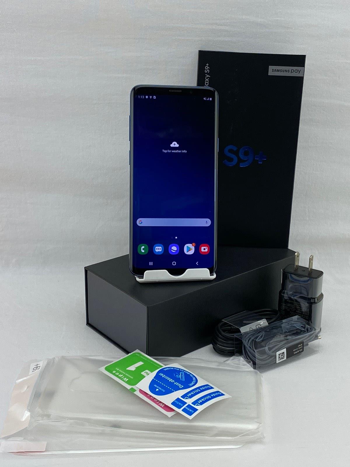 Samsung Galaxy S9 Plus SM-G965U1 64GB Coral Blue! Factory Unlocked! | EBay