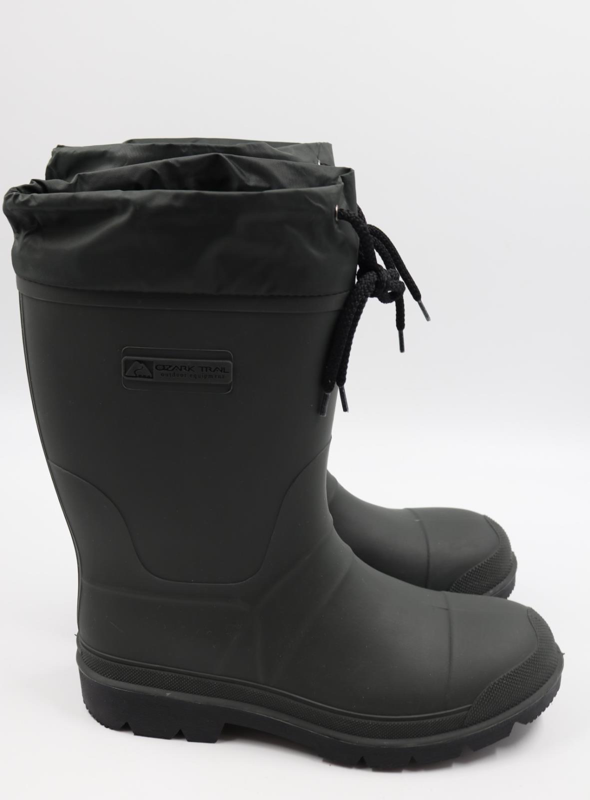 mens black boots size 11