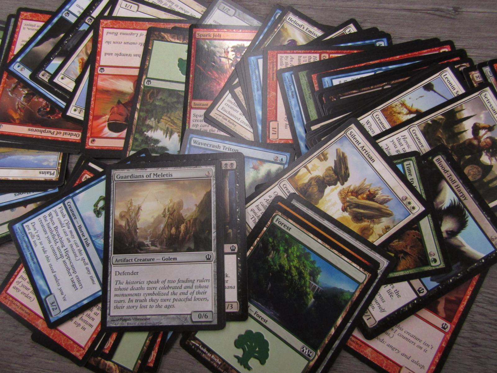 Lot 466 Magic The Gathering Cards MTG Rare Common Gold Bulk Set ...