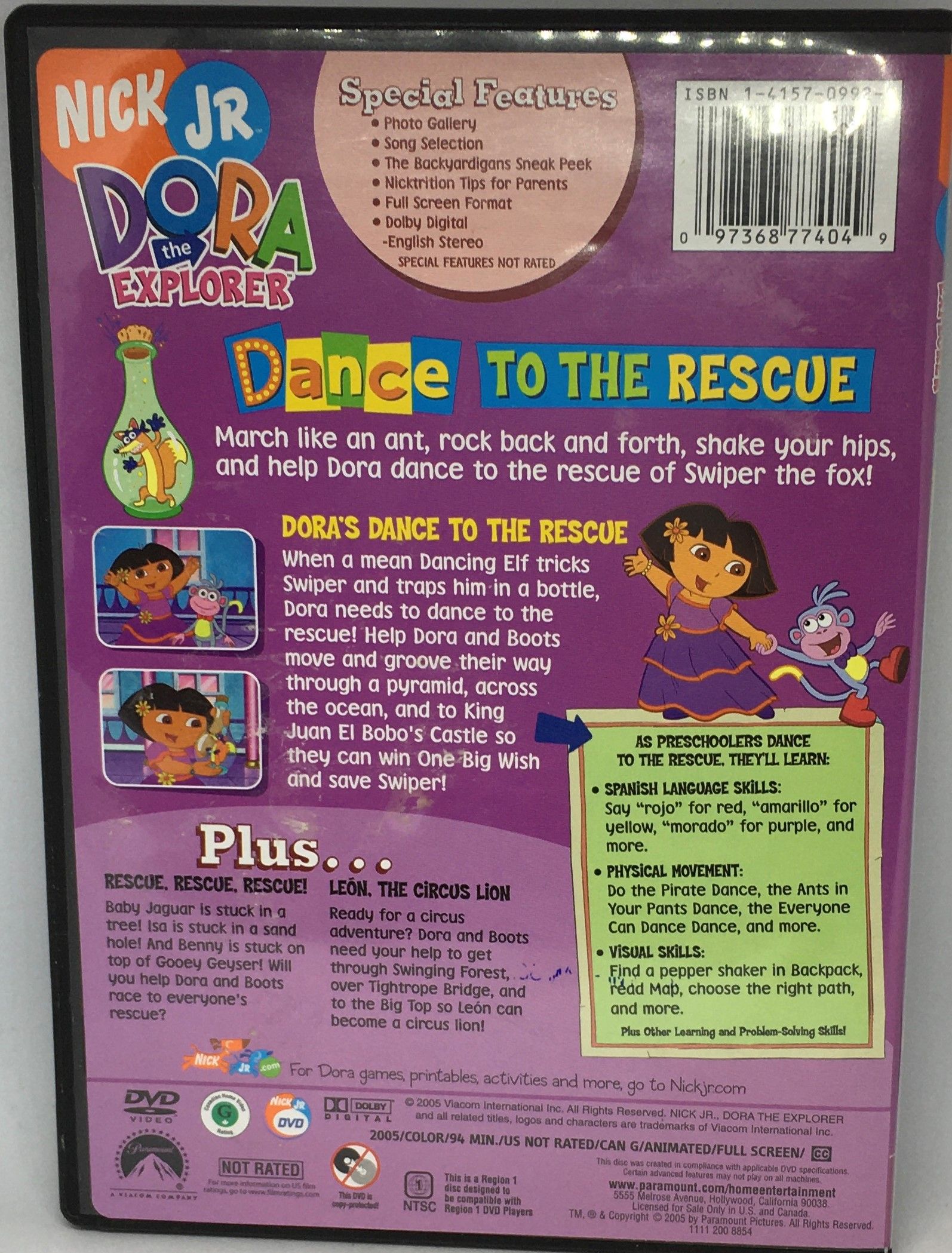 Dora the Explorer - Dance to the Rescue (DVD, 2005) 97368774049 | eBay