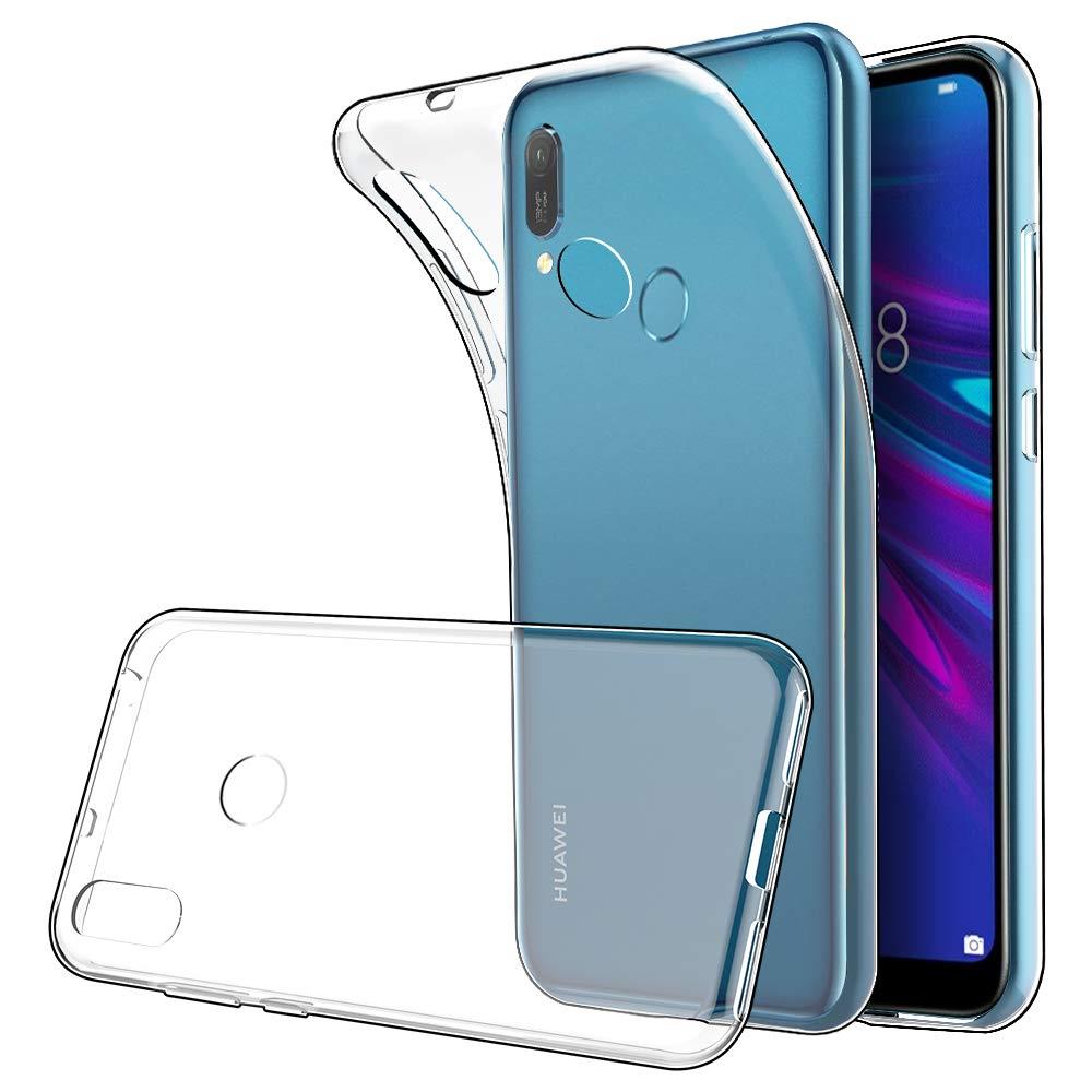 N NEWTOP Cover In TPU Per Huawei Y6 2019 – Custodia Sottile, Morbida, Antiurto, Colore Nero - 3