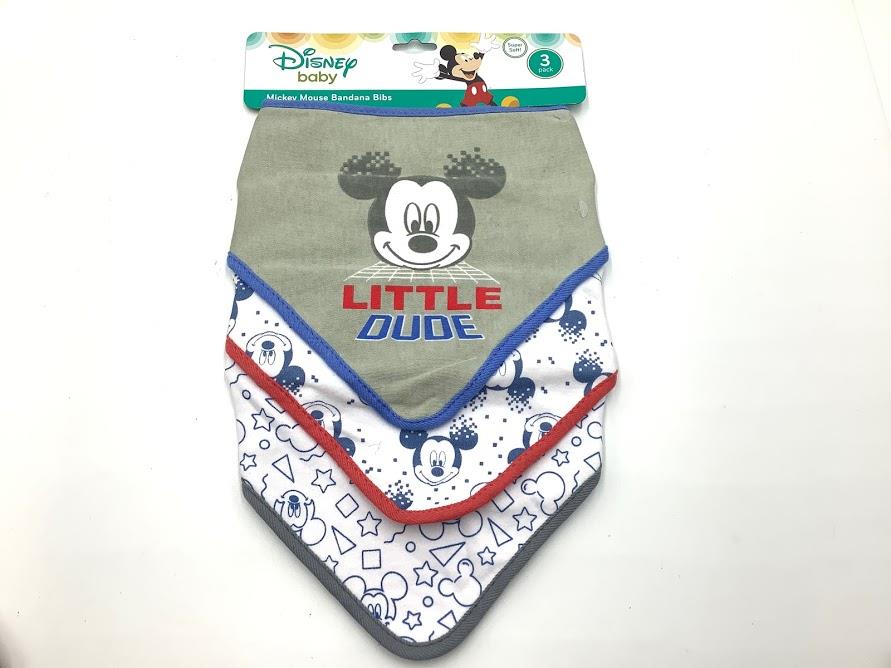 mickey mouse bandana bibs