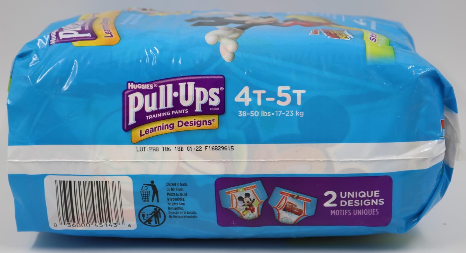 Huggies PullUps Training Pants Mickey Mouse 4T5T 3850lbs Pack of 18 36000451436 eBay