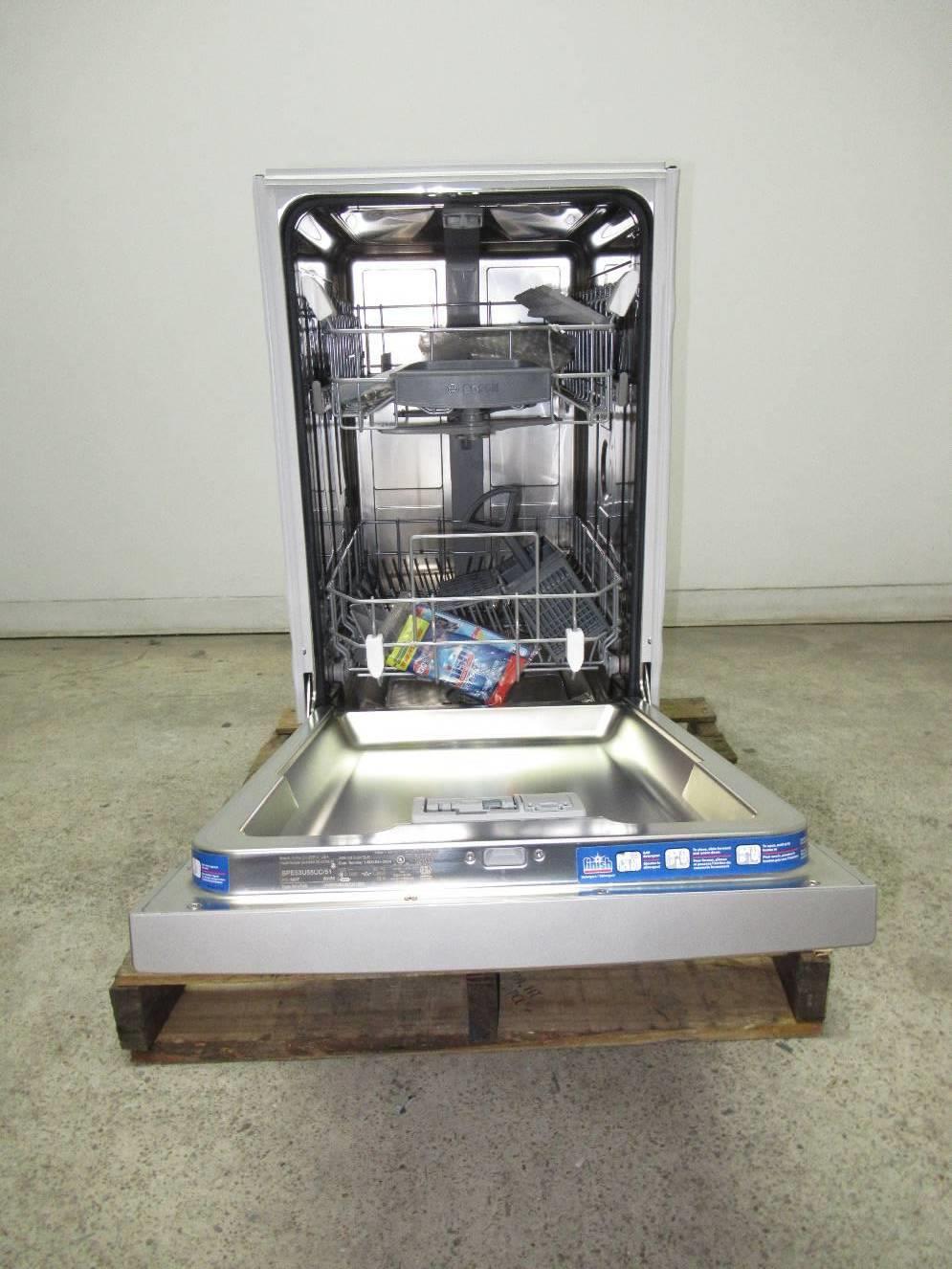 Bosch 300 Series 18" InfoLight 46 dBA AquaStop BuiltInDishwasher