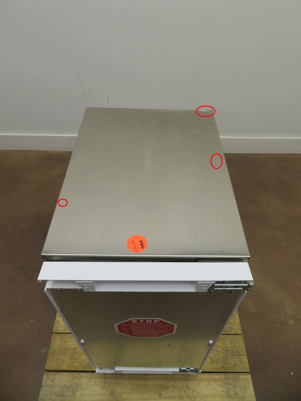 Scotsman 15" 26 lbs Clear Cube Ice Storage Under Counter Ice Maker