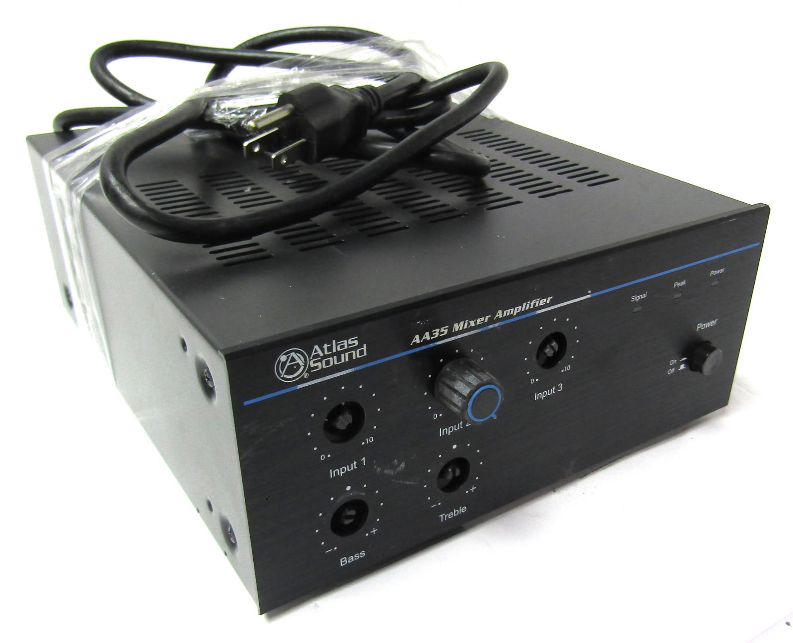 Atlas Sound AA35 Mixer Amplifier AA Series eBay