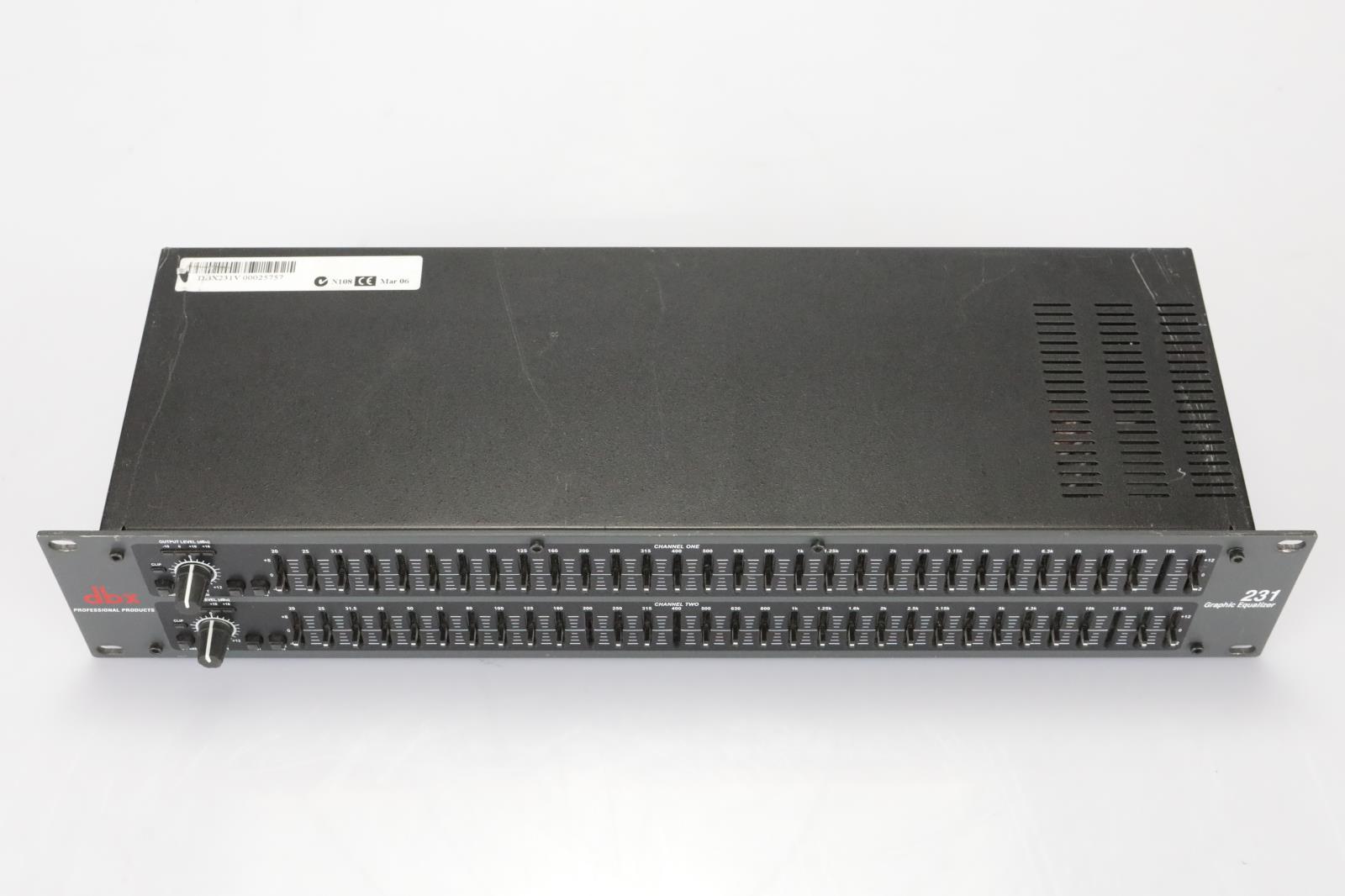 DBX 231 Graphic Equalizer Dual Channel 31-Band Equalizer #39632