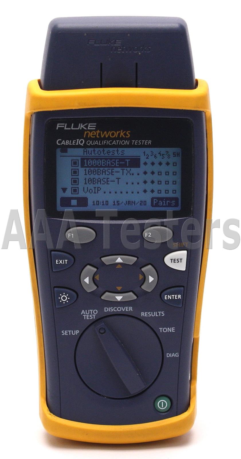 Fluke Networks CIQ-KIT CableIQ Tester & Intellitone Pro 200 Advanced IT ...