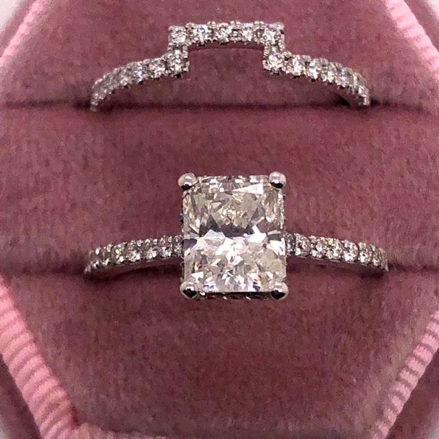 3 carat radiant cut diamond ring