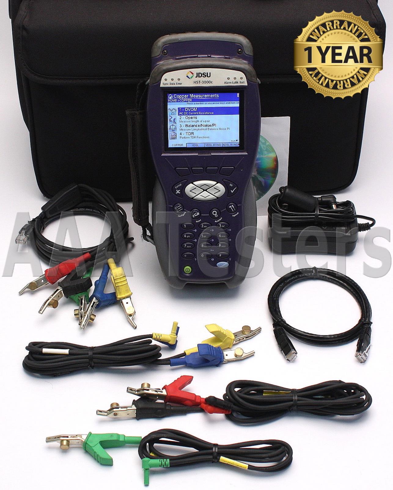 JDSU Acterna HST3000C w/ BDCMWB22 xDSL ADSL2 VDSL2 Bonded Copper