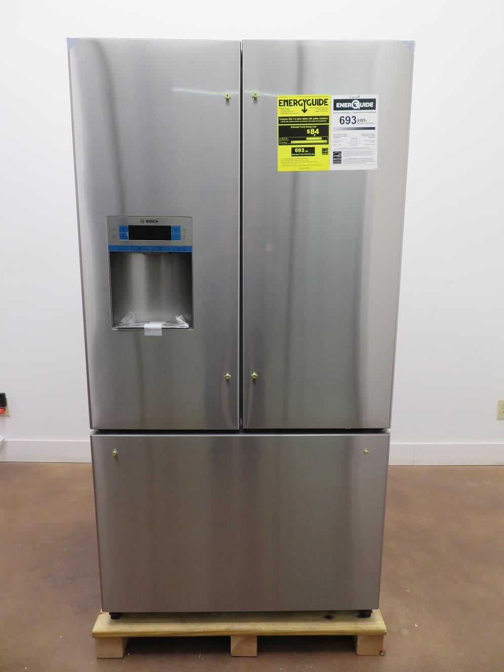 Bosch 36 Inch MultiAirFlow™ Cooling System French Door Refrigerator