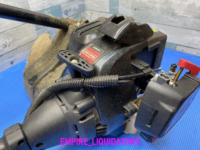 TESTED CRAFTSMAN 27cc GAS TRIMMER W/ SPEED START TECH. STRAIGHT SHAFT