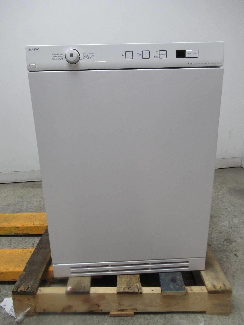 Asko Line Series Classic WHT 24" Front Load Ventless Electric Dryer