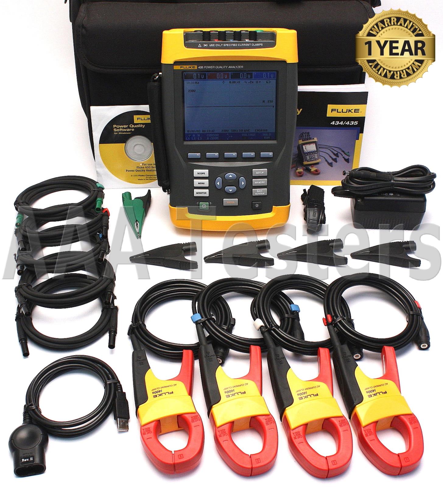 ETCR5000 Power Quality Analyzer 3 Phase Power Energy Meter with 4