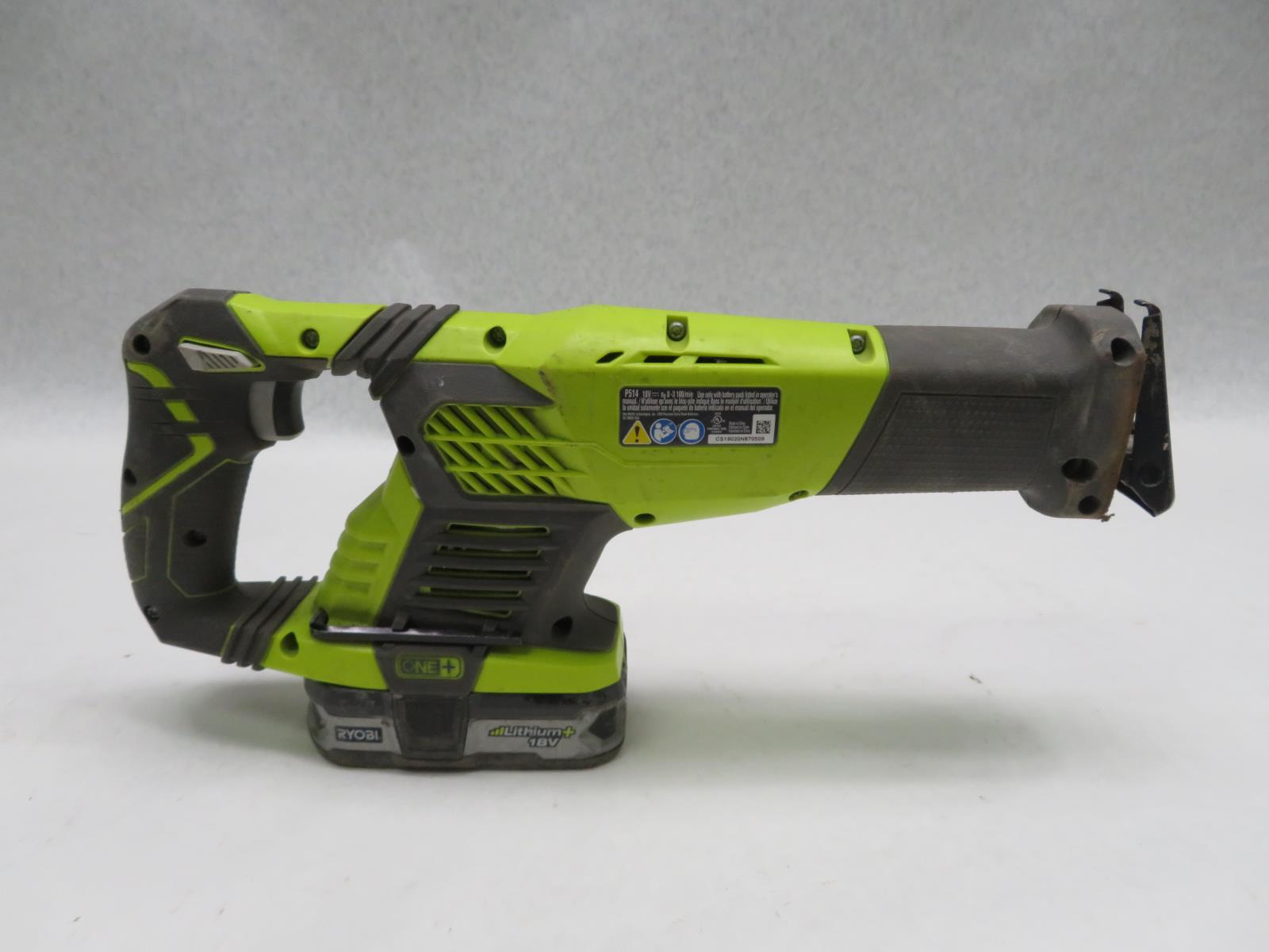 Ryobi P514 18V Cordless Reciprocating Saw eBay