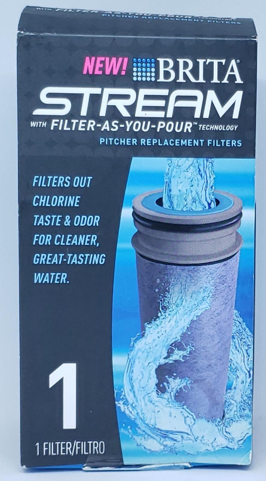 Brita Stream BPA Free Pitcher Replacement Water Filter Model OB05