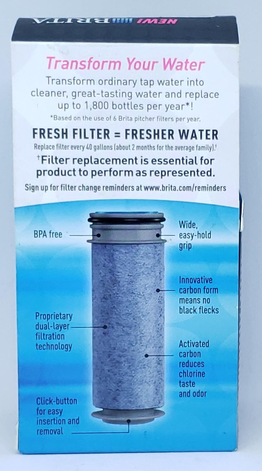 Brita Stream BPA Free Pitcher Replacement Water Filter Model OB05