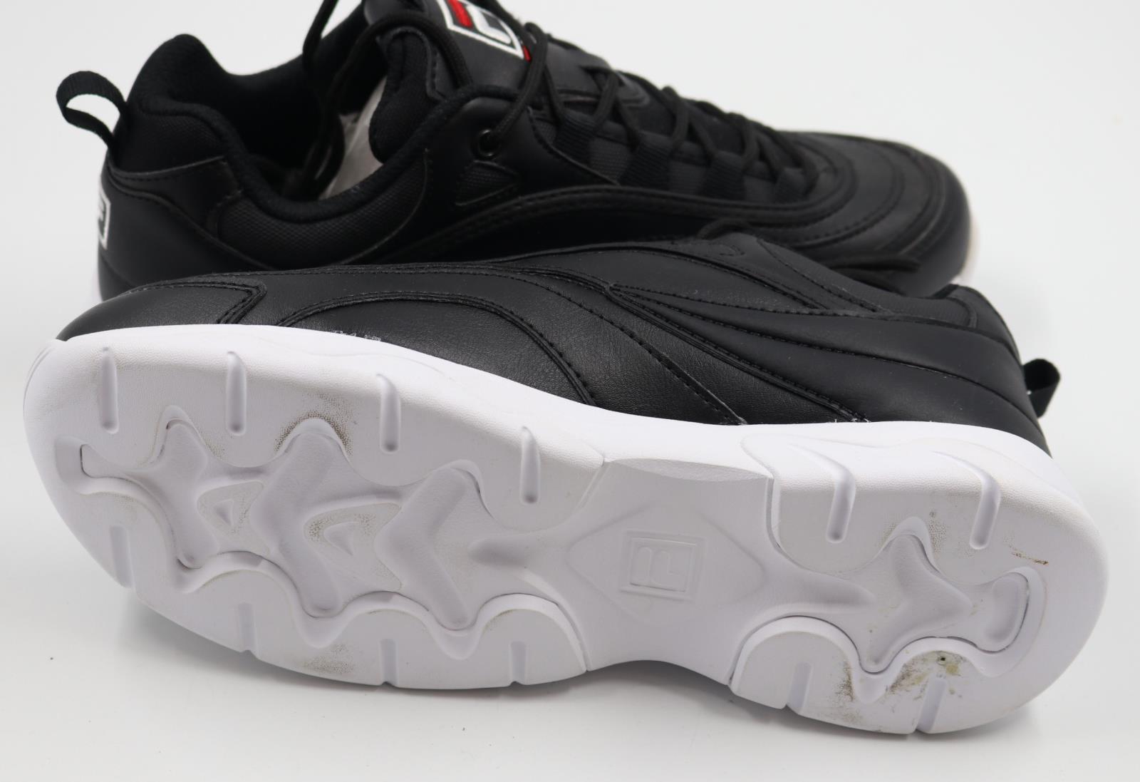 fila ray sneakers black