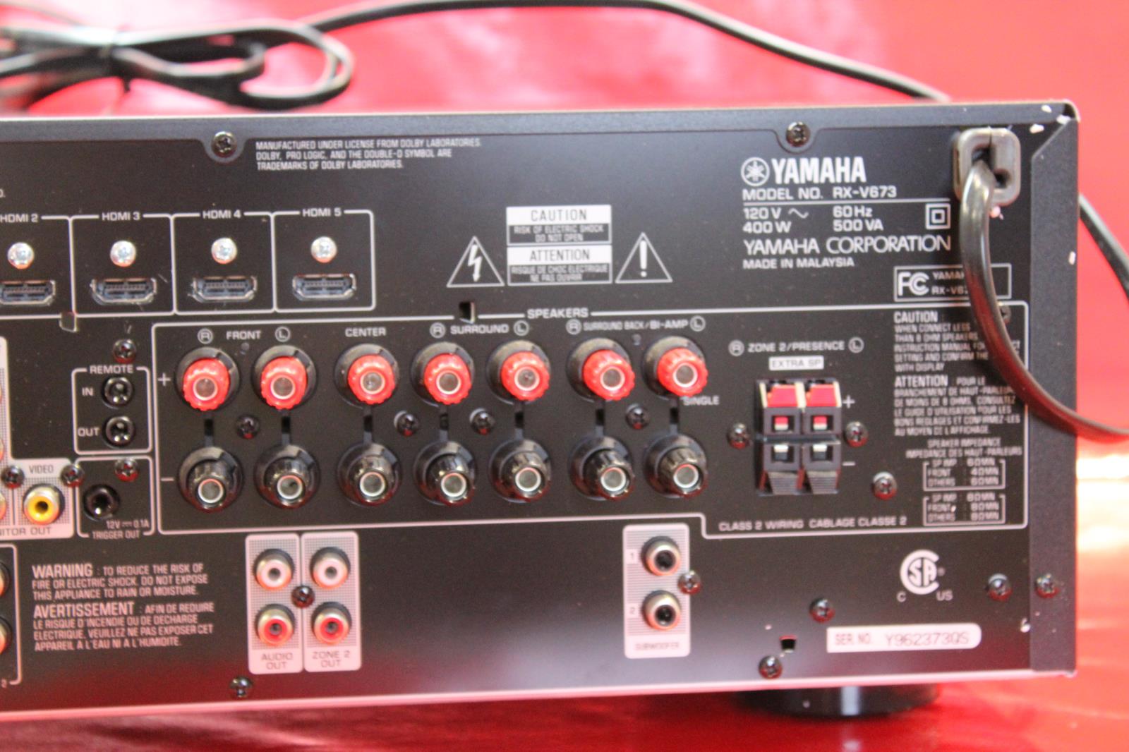 Yamaha (RXV679) 7.2Channel 150 W 4K AV Receiver / Amplifier eBay