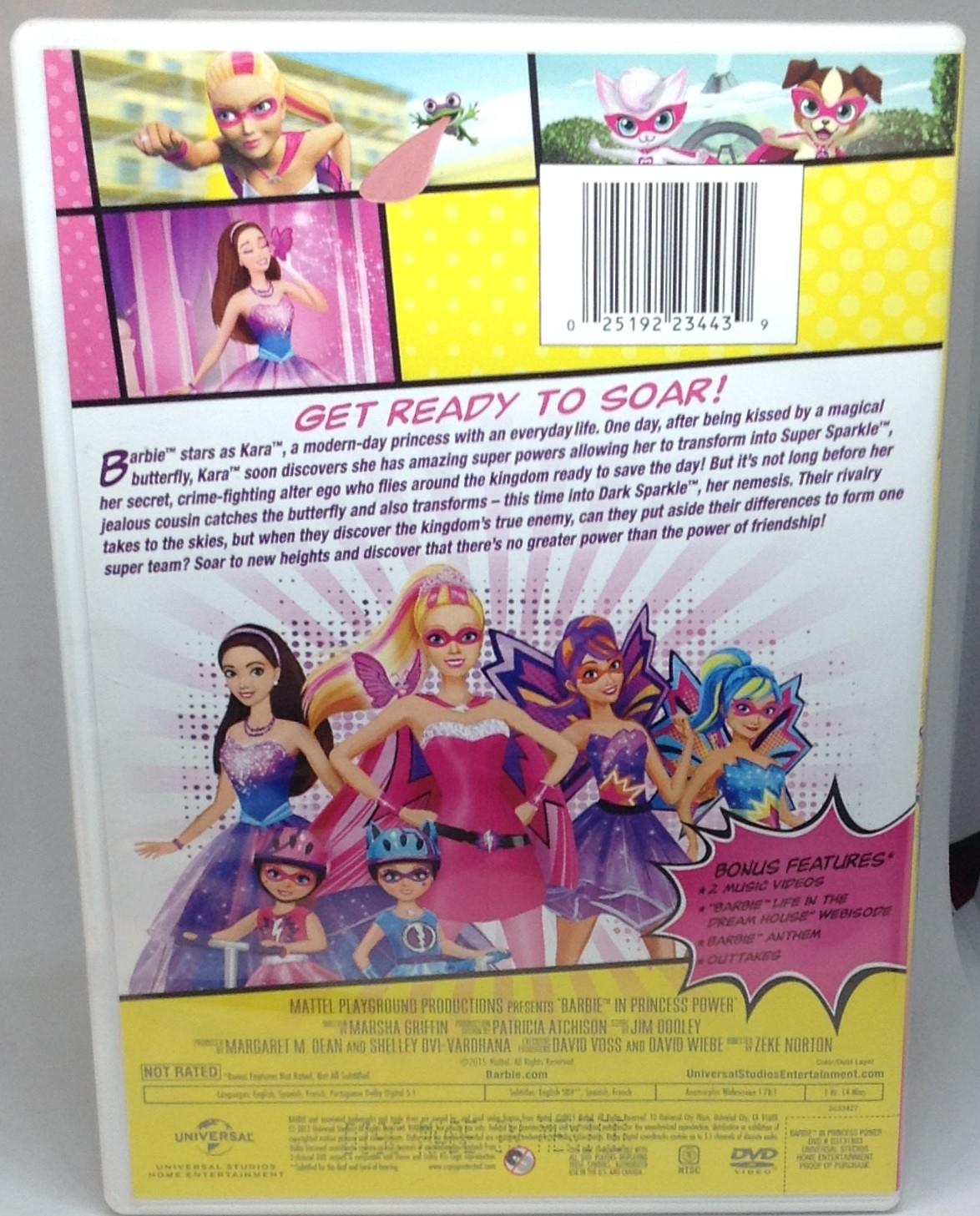 Barbie Movie DVD Lot Barbie In Princess Power Barbie In A Mermaid Tale EBay