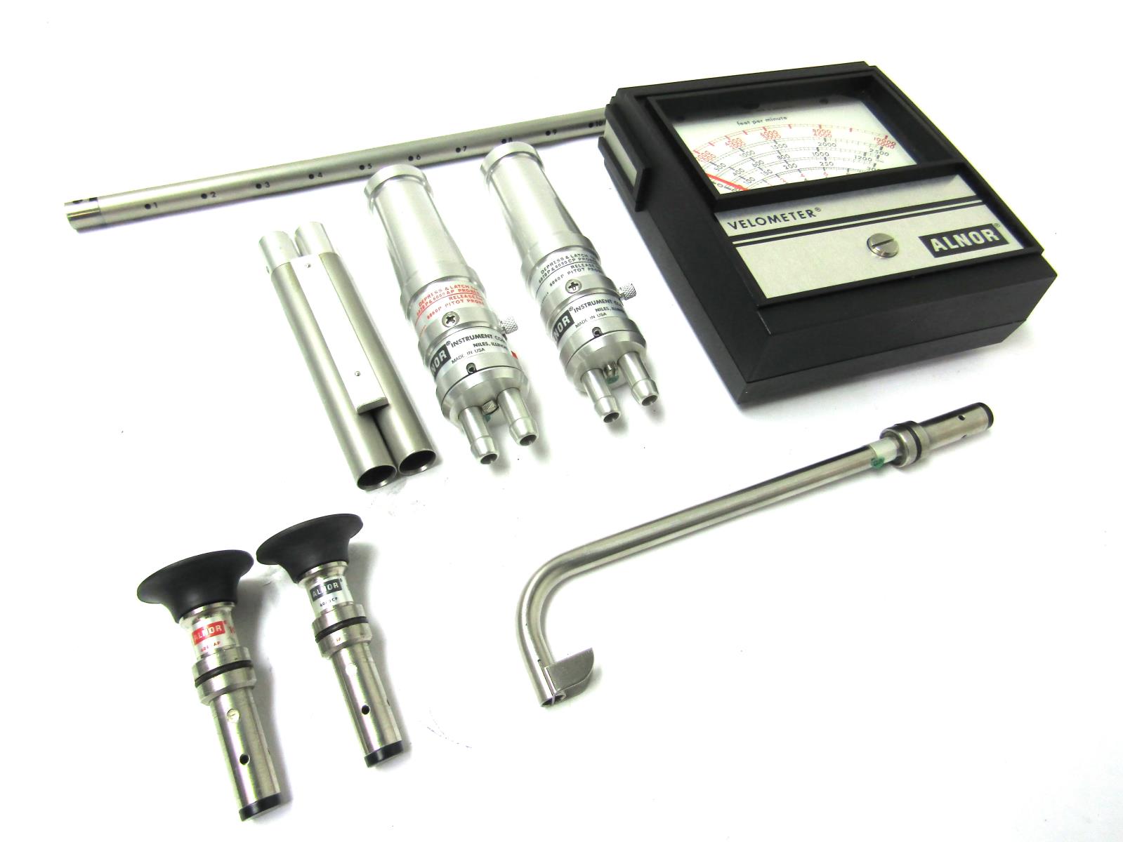 Alnor Velometer 6006 AP Analog Air Flow Velocity Meter & Probes eBay