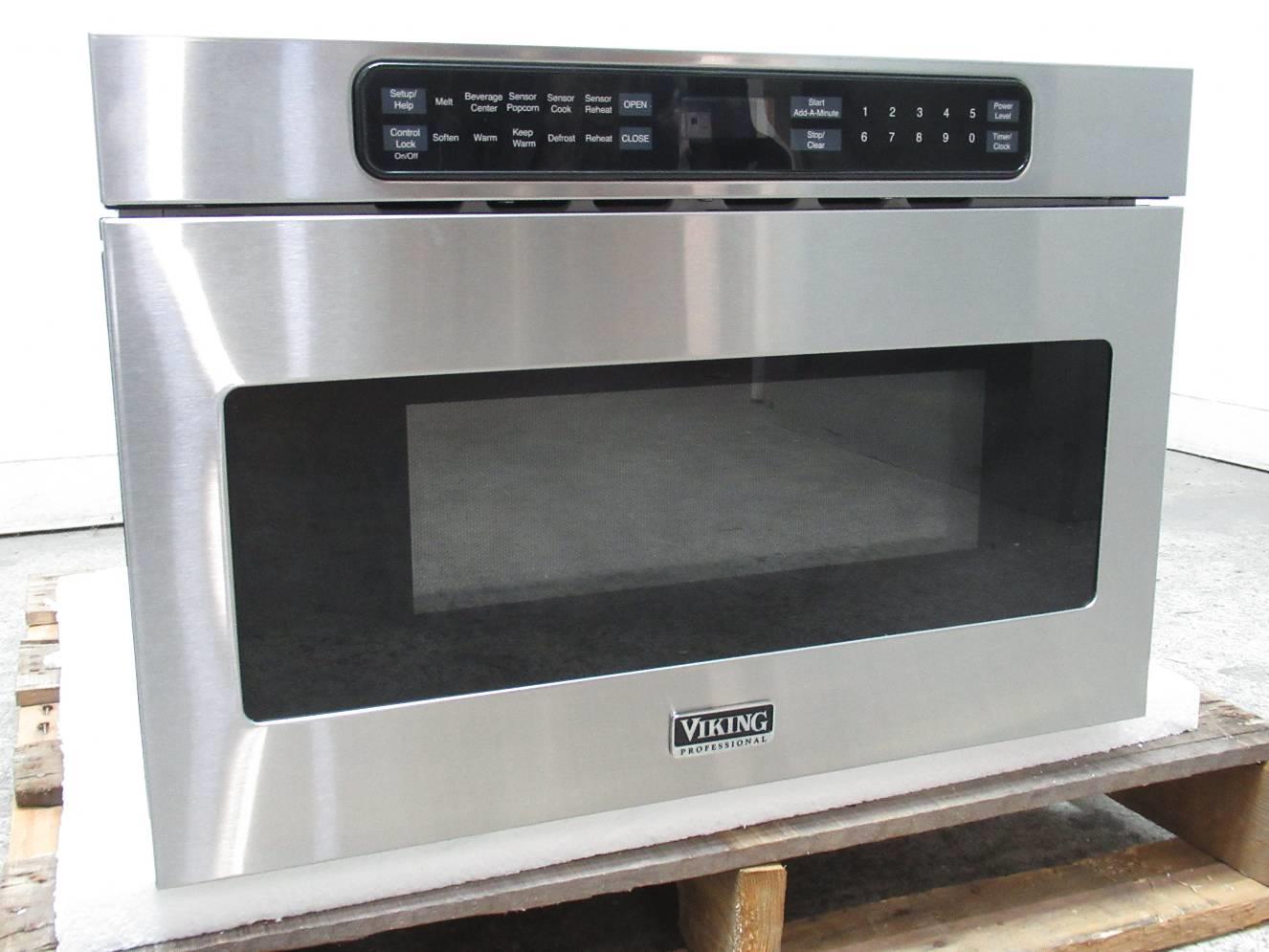 Viking 24" SS 1.2 cu. ft. Cap Undercounter Microwave Drawer Oven