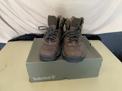 timberland white ledge men's waterproof boot dark brown
