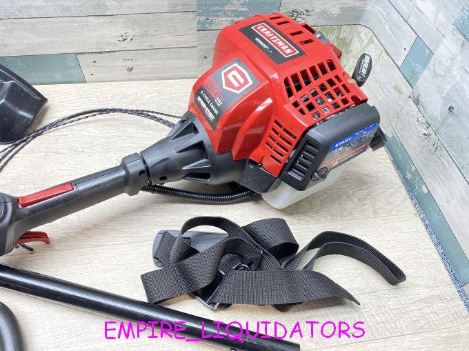 BOXED CRAFTSMAN 30CC 4-CYCLE GAS TRIMMER W/ STRAIGHT SHAFT & SPEED